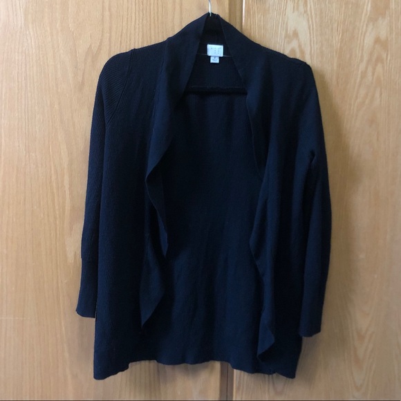 a new day Sweaters - a new day Black Cardigan